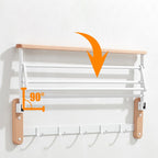 White Bathroom Set Solid Wood & Aluminium Bathroom Accessories individually or as a set