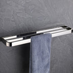 Modern Bathroom Element Set Paper Holder Gray Towel Bar Bathroom Accessory Set