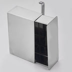2-piece Stainless Steel Classic Bathroom Accessory Set Black & Chrome Paper Holder