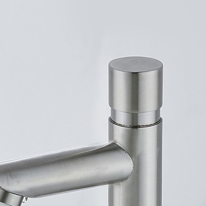 Modern Low Arc Basin Faucet with Single Lever Bathroom Sink Faucet