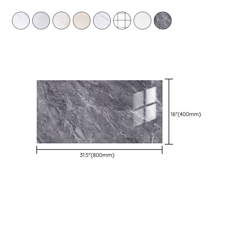 Wall floor tile imitation marble paste waterproof floor tile wallpaper