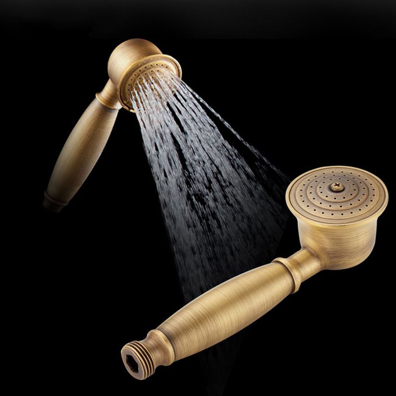 Traditional Handheld Shower Head with Hose Polished Brass Wall Mounted Shower Head