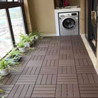 Waterproof Decking Board Strips Composite Square Outdoor Decking Tile Terrace