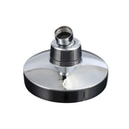 Round Fixed Shower Head Traditional Style Metal 5-Inch Fixed Shower Head