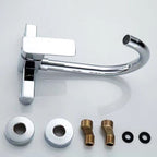 Center connection basin mixer single lever swivel spout center connection fitting
