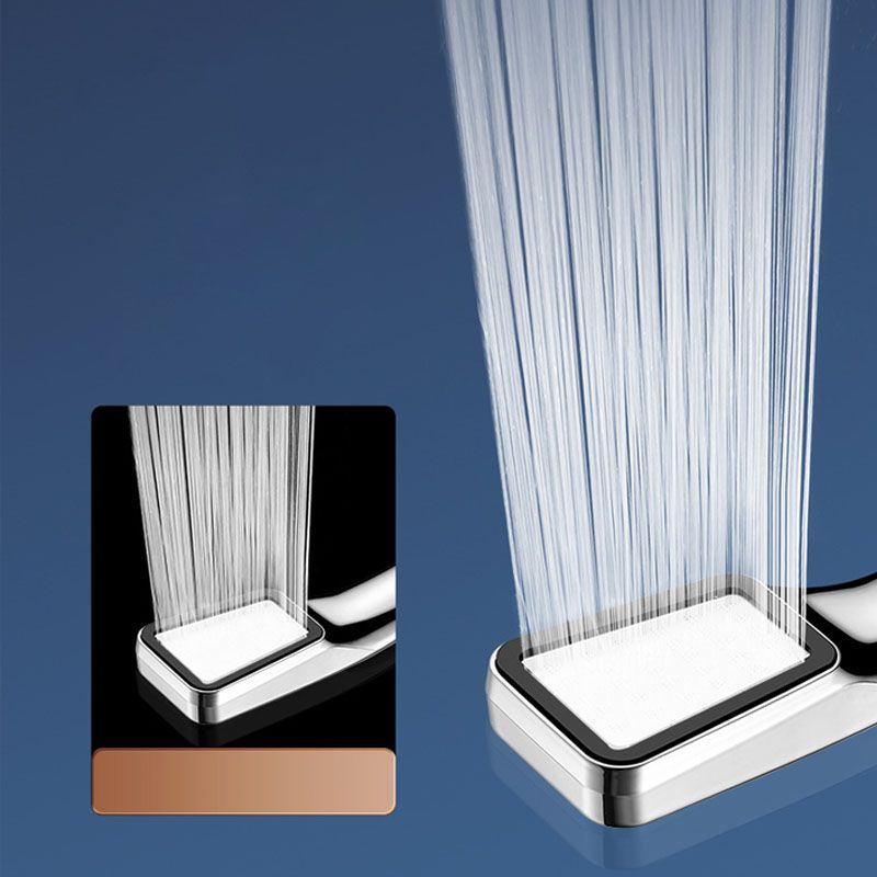 Traditional handheld shower head metal hand shower with square shape