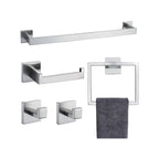 Stainless Steel Bathroom Accessories as Single Piece or in Set Modern Bathroom Hardware