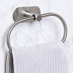 Metal Bathroom Set 4-piece Modern Style Bathroom Fixtures Set