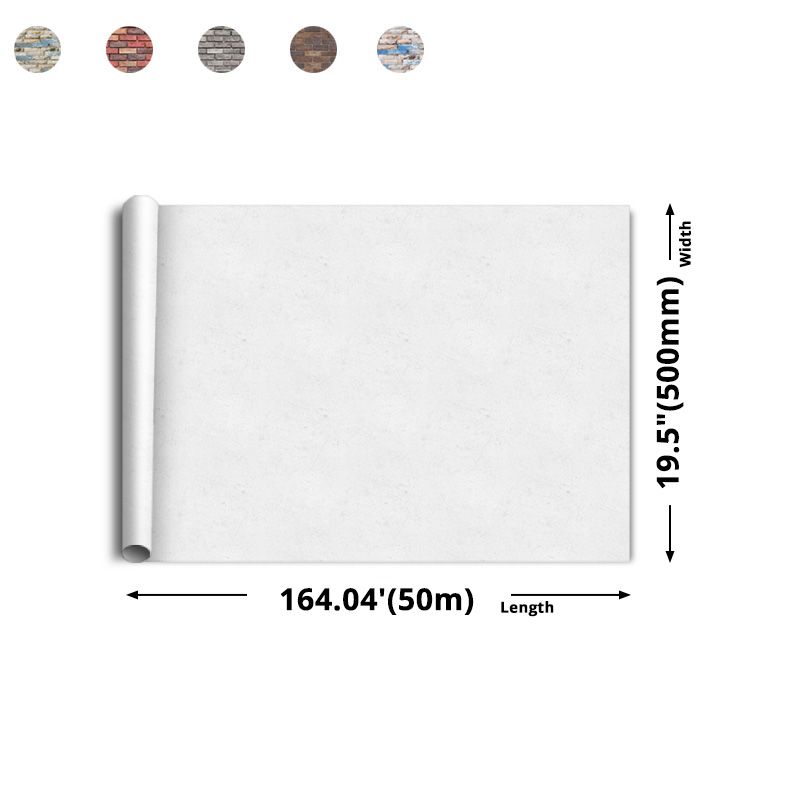 Industrial Wall Plank Brick Pattern Bathroom and Living Room Wall Panels