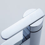 Bathroom Faucet Brass Lever Handle Single Hole Sink Faucet
