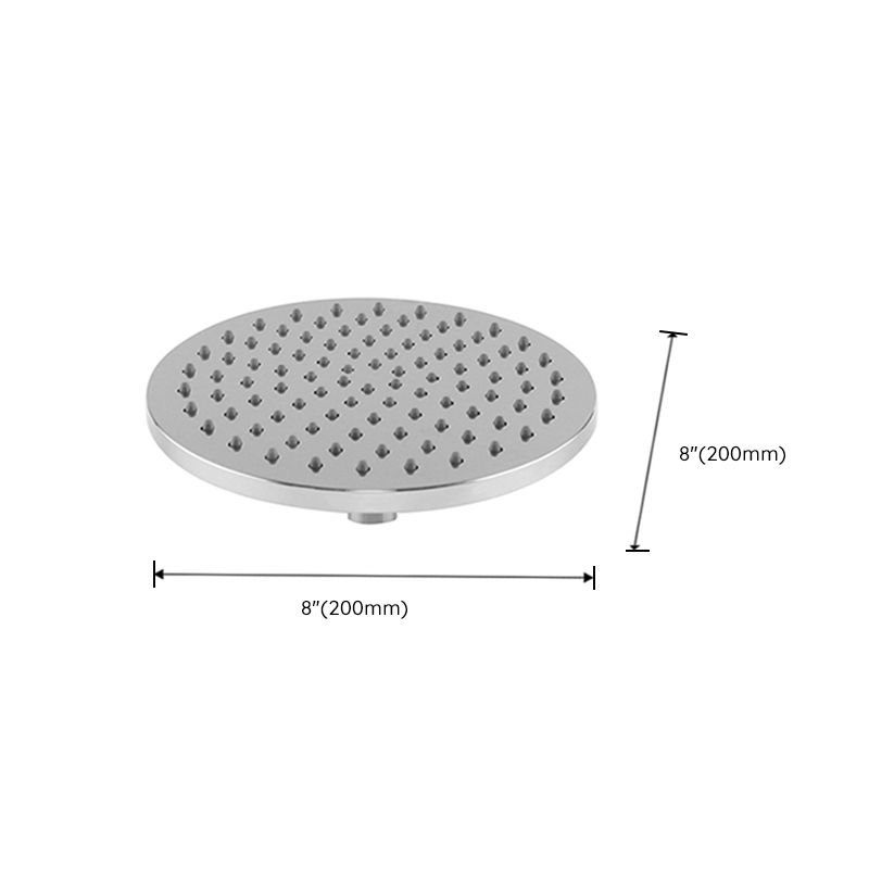 Bathroom Shower Head Round Rainfall Ceiling Mounted Fixed Shower Head