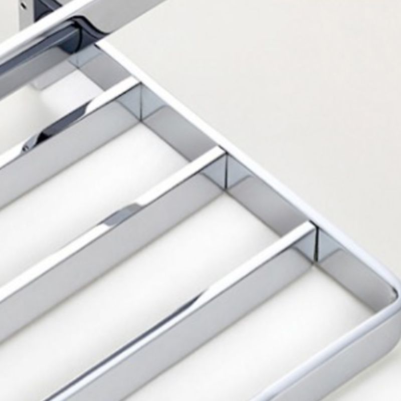 Chrome brass modern bathroom accessory set with towel bar/ ring/ paper holder & bathrobe hook