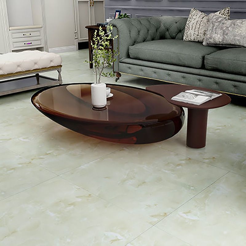 Modern Indoor Vinyl Flooring Marble Print Square PVC Vinyl Floor