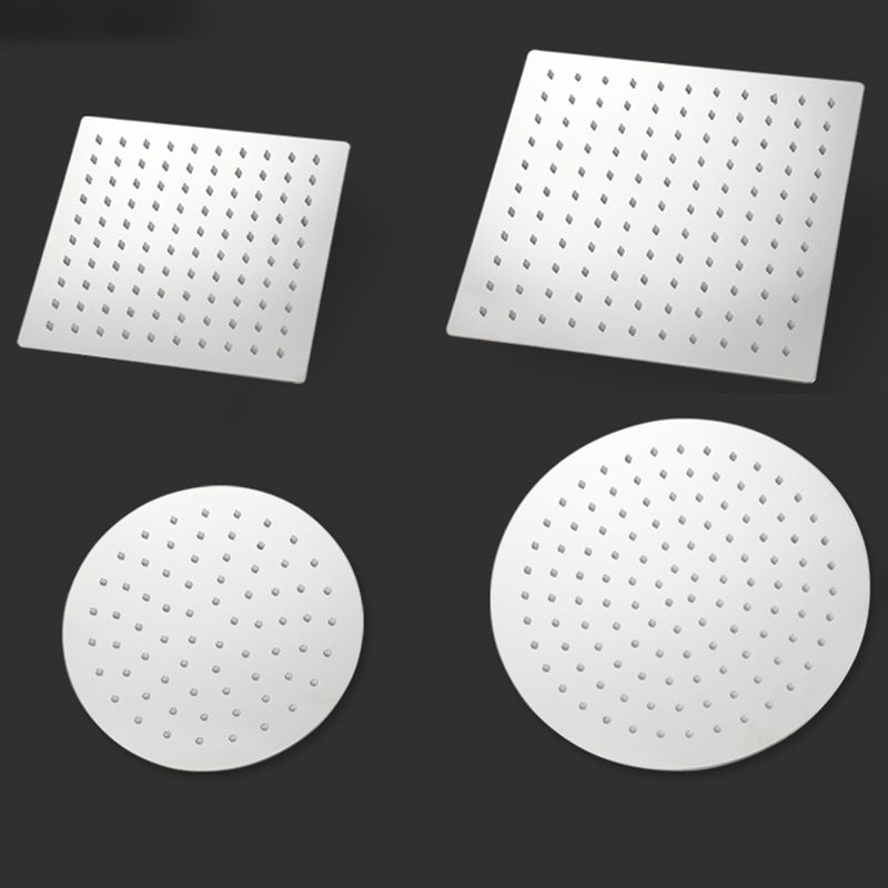 Solid large showerhead standard spray pattern large showerhead