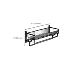 Modern black metal bath hardware set towel bar bathroom hardware set