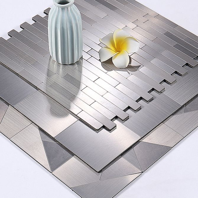 Square Peel & Stick Mosaic Tile Waterproof Mosaic Tiles Wallpaper
