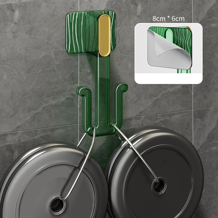 5-piece Bathroom Hardware Set 6.29" high Bathrobe Hooks in Modern Style