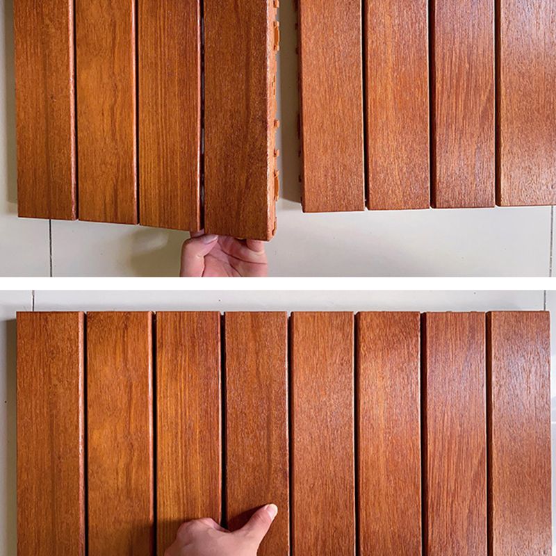 Outdoor Patio Water-Repellant Composite Wood Click Decking Board