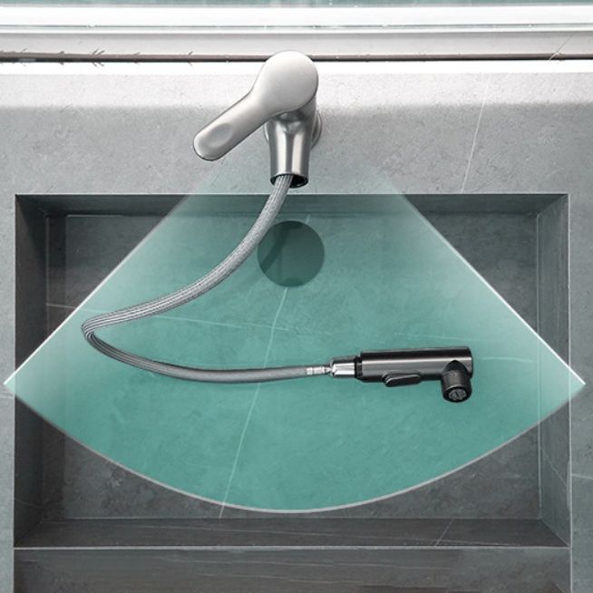 Modern Basin Faucet Solid Brass Centerset Sink Faucet for Bathroom