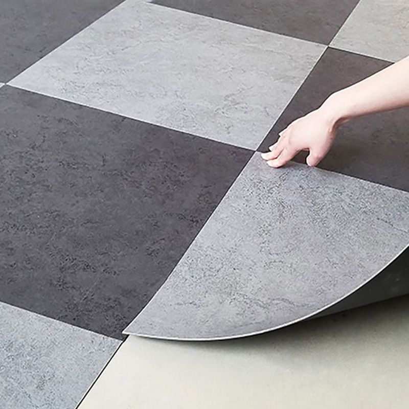 Fireproof Square PVC Flooring Peel and Stick Waterproof PVC Flooring