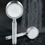 Round Shape Handheld Showerhead Traditional Metal Wall Mounted Hand Shower
