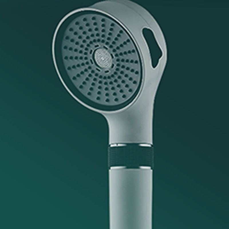 Showerhead 3-Stage Modern Round Plastic Water Filtration Hand Shower