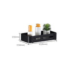Modern Bathroom Accessories Black Paper Holder Bathroom Shelf Bathroom Accessory Set