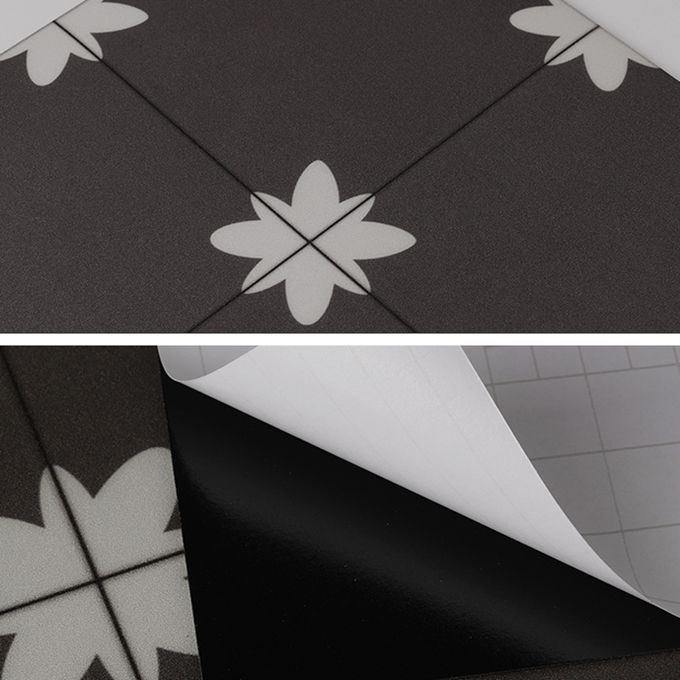 PVC Peel and Stick Splash Protection Square Single Panel Wallpaper with Water Resistant