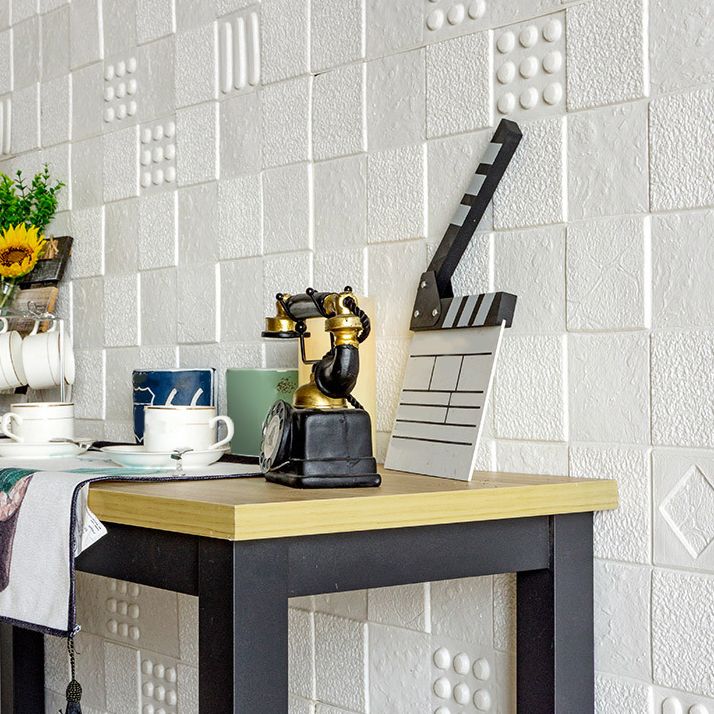Home Interior Wall Panel 3D Printed Brick Peel and Stick Wall Covering