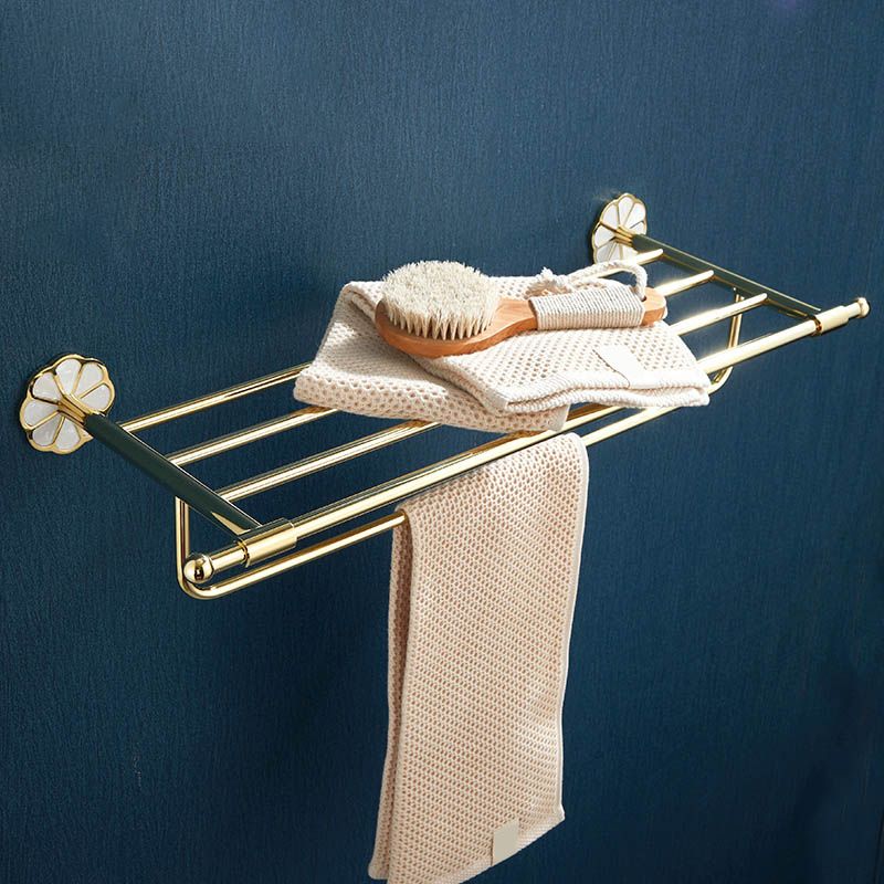 Metal Simple Bathroom Accessories as a Single Piece or in a Set in Gold