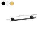 Modern Bathroom Hardware Set in Stainless Steel Brushed Chrome Towel Bar/Ring & Bathrobe Hook