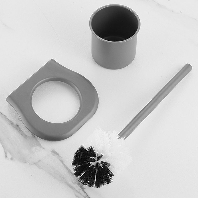 Modern Bathroom Hardware Set in Stainless Steel Matte Gray Bathrobe Hook/Towel Bar