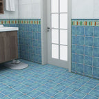 Peel and Stick PVC Flooring Matt Vinyl Floor with Square Edge