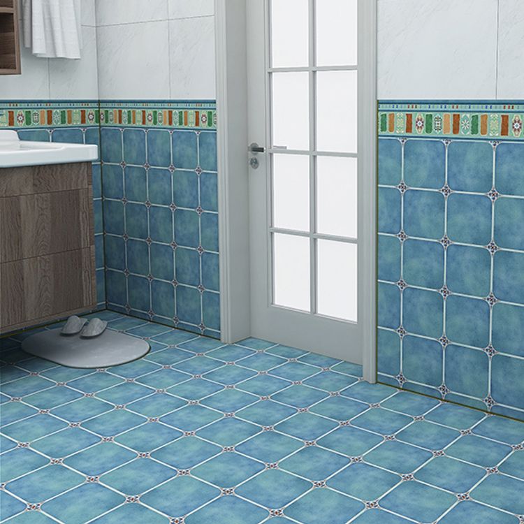 Peel and Stick PVC Flooring Matt Vinyl Floor with Square Edge