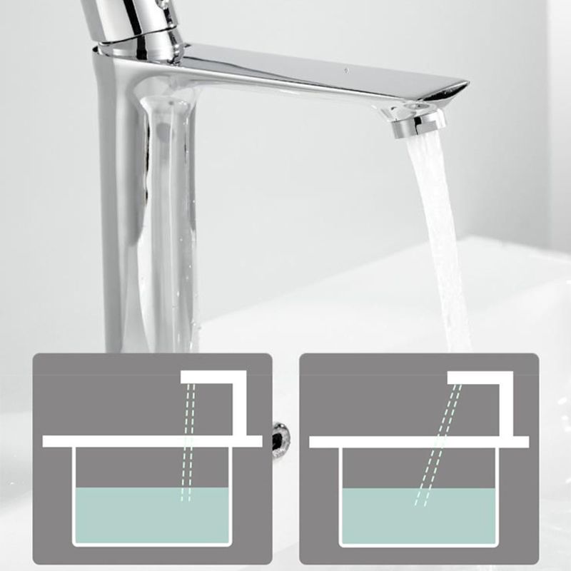 Glam Vessel Sink Faucet Brass Lever Handles with Water Hose Sink Fitting
