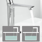 Glam Vessel Sink Faucet Brass Lever Handles with Water Hose Sink Fitting
