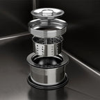 Contemporary Sink Set Stainless Steel Friction Resistant Sink Set for the Kitchen