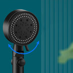 Plastic Showerhead Modern Bathroom Showerhead with Adjustable Spray Pattern
