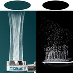 Contemporary Handheld Supercharged Showerhead Round 3 Setting Spray Head