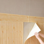 Modern Tin Back Panel Smooth Thickened Wall Ceiling Wood Grain Design