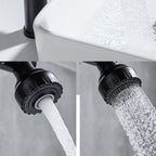 Swivel Spout Bathroom Faucet Single Hole Basin Faucet with Lever Handle