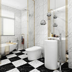 Modern Peel-and-Stick Tiles Plastic Single Tile Peel & Stick Mosaic Tile