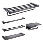 Dark gray modern bathroom accessory set stainless steel bathroom accessory set
