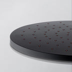 Contemporary Style Shower Head Plastic Fixed Shower Head in Round and Square Shape