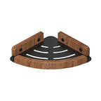 Metal and wood bathroom accessories as a single piece or as a set without drilling