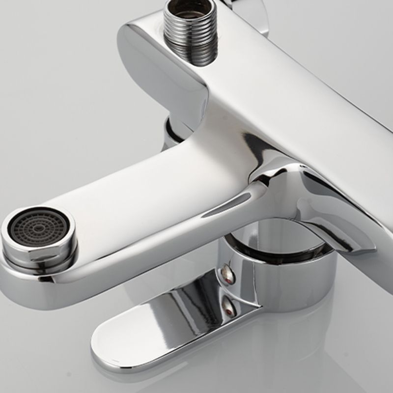 Popular Wall-Mounted Bathtub Faucet Fixed Lever Handle Bathtub Filler Trim
