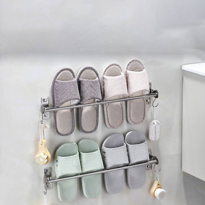 3-piece stainless steel bathroom accessory set Modern chrome object stand