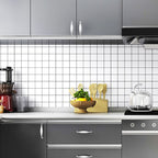 Single Tile Remove and Stick Back Wall Contemporary Kitchen Paper