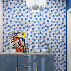 Peel-and-Stick Tiles Hexagonal Waterproof PVC Peel & Stick Mosaic Tile for Shower