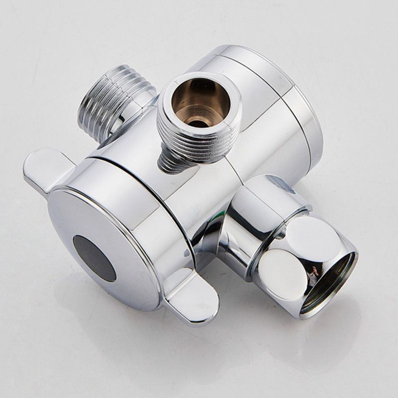 Square Metal Double Shower Heads Modern Shower with Shower Hose